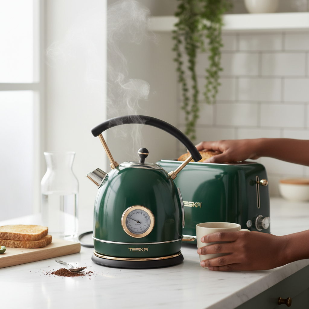 1.7L Stainless Steel Cordless Electric Kettle with Keep Warm