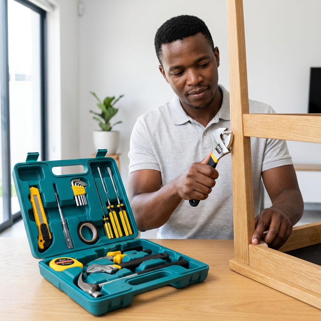 16-Piece Hand Tool Set with Carry Case for DIY