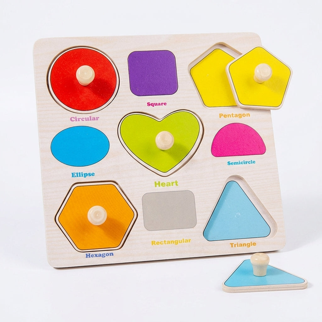 Wooden Shape Match Board