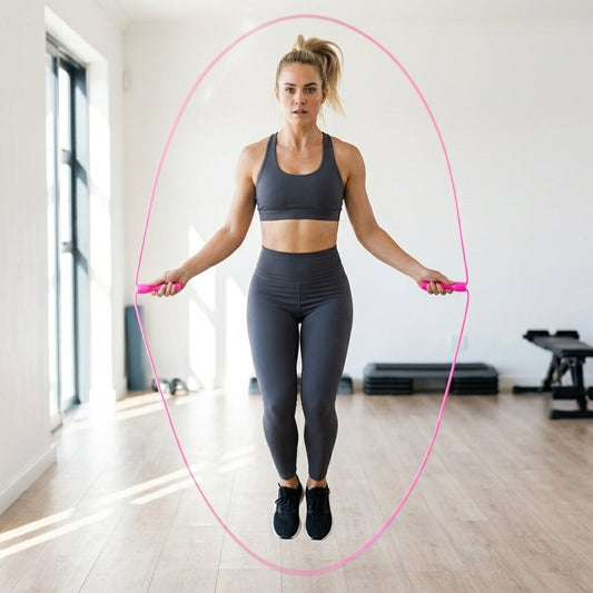 Adjustable Fitness Skipping Rope with Non-Slip Handles