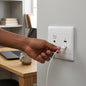 Integrated USB Wall Socket with 3-Pin Outlet