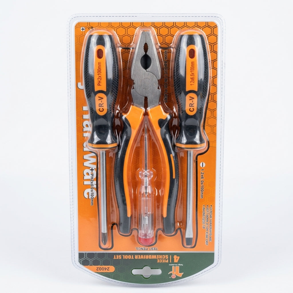 Multi-Bit Screwdriver Set for Home Repair and DIY