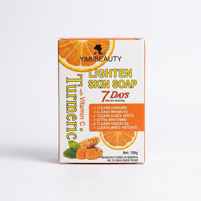 Turmeric Vitamin C Brightening Soap for Face and Body