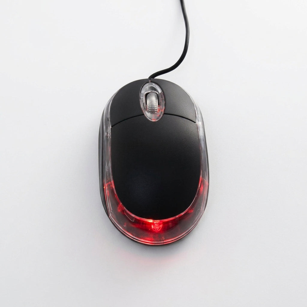 3D Optical LED Ergonomic Wired USB Mouse