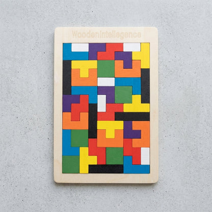 Wooden Square Puzzle Board