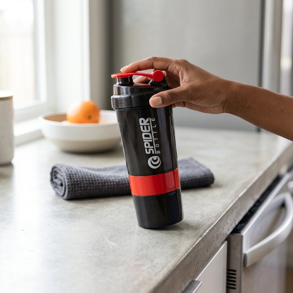 500ml BPA-Free Fitness Shaker Bottle Gym Drink Cup