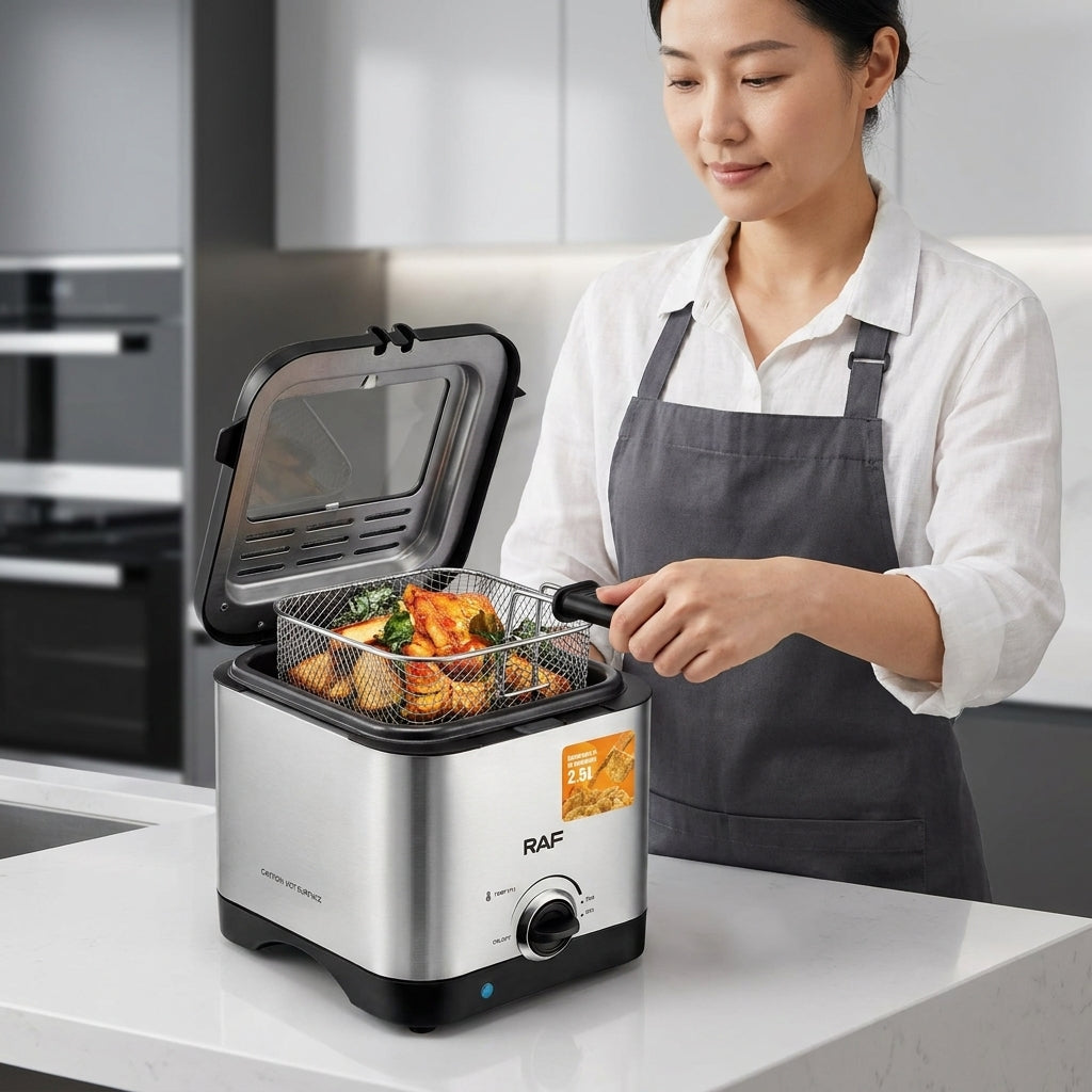 2.5L Stainless Steel Electric Deep Fryer