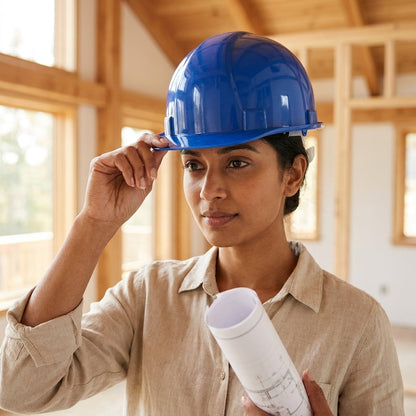 PE Plastic Construction Safety Helmet for Impact Protection and Worksite Safety