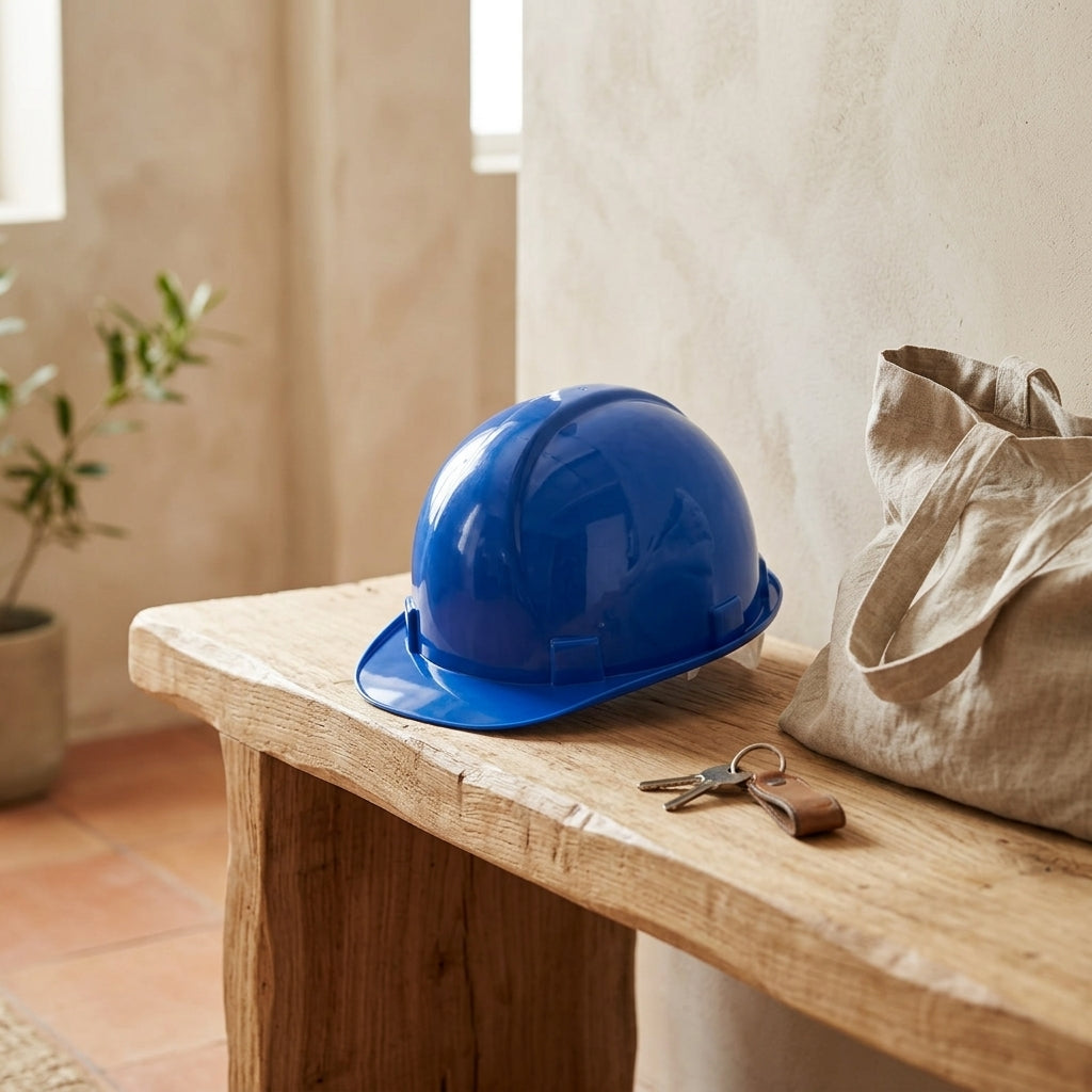 PE Plastic Construction Safety Helmet for Impact Protection and Worksite Safety
