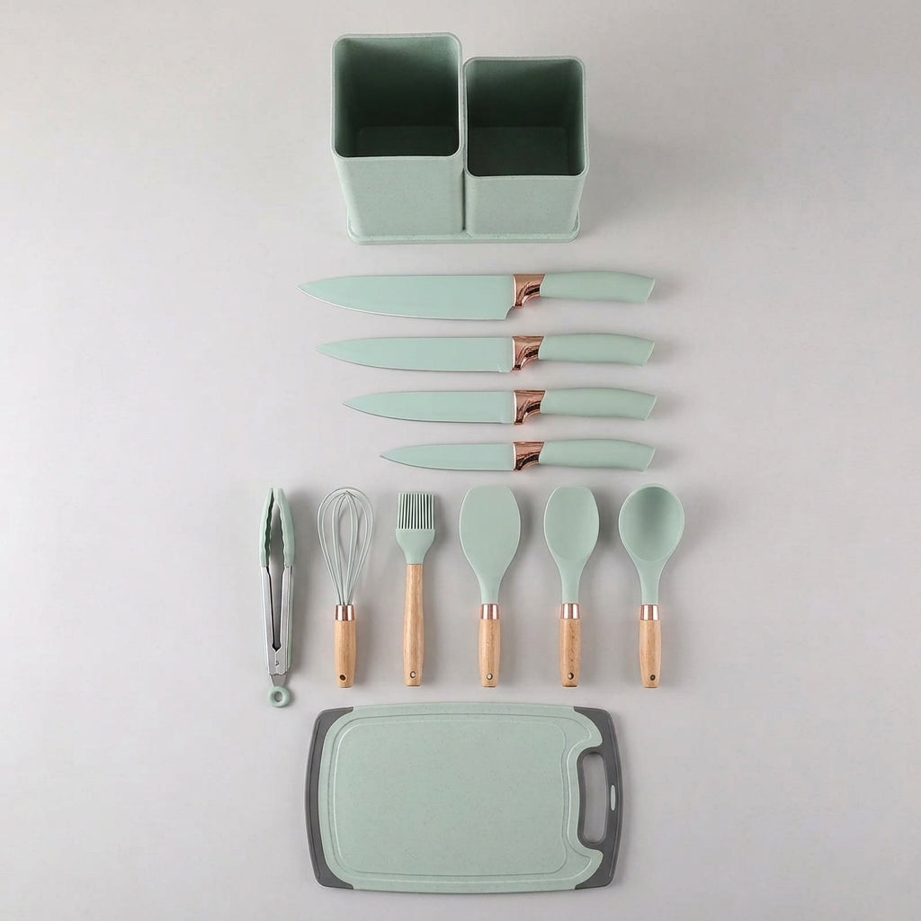 19-Piece Non-Stick Kitchen Utensil Set