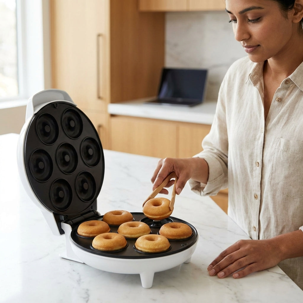 7-Piece Mini Donut Maker Machine