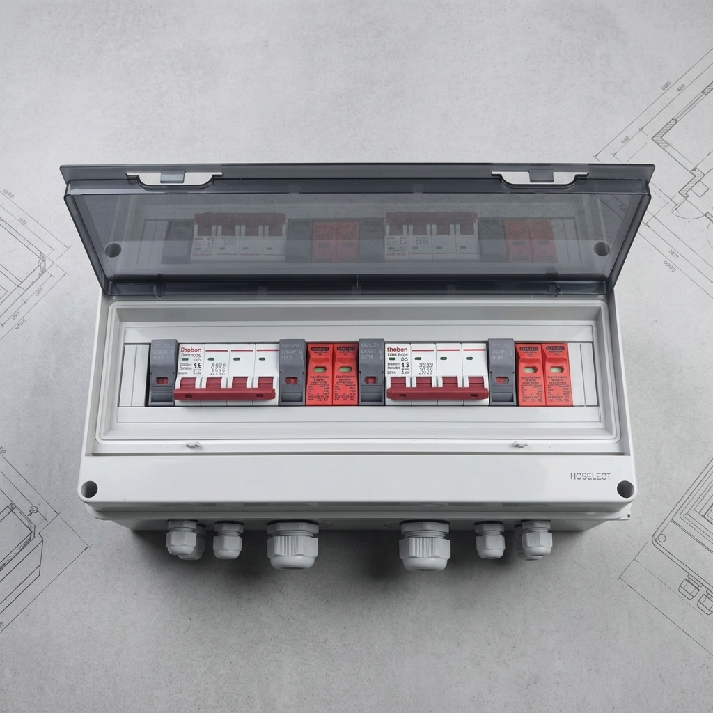 2-In 2-Out Solar PV DC Combiner Box