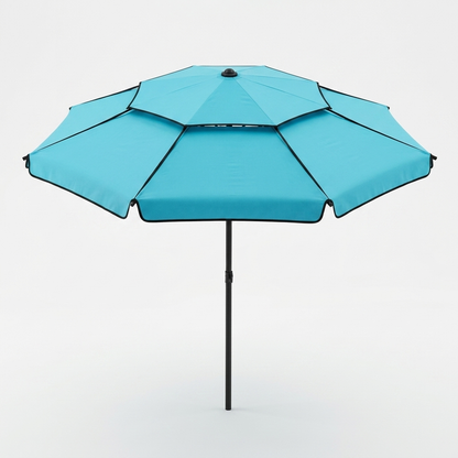 Outdoor Beach and Courtyard Umbrella with Adjustable Height 2m