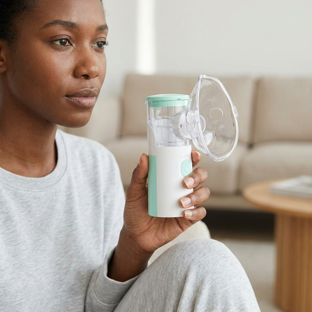 Portable Mesh Nebulizer with Masks and USB Cable