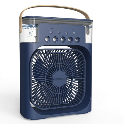 Portable LED Mini Air Cooler and Misting Fan