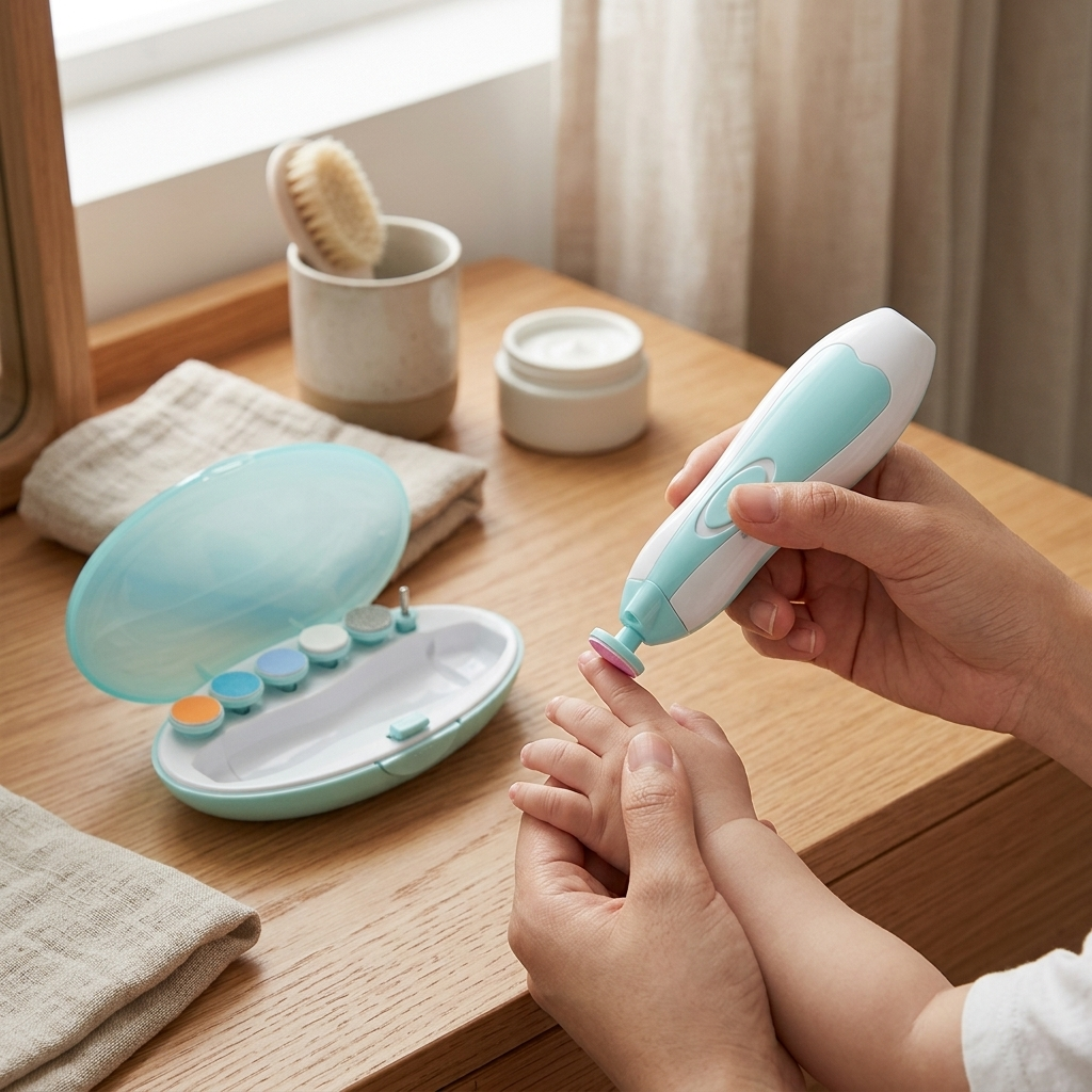 Safe and Gentle Electric Baby Nails Trimmer