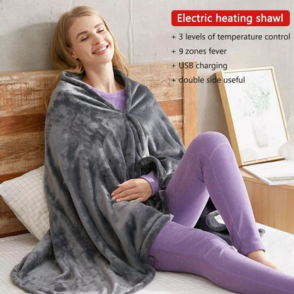 Wearable USB Heated Shawl