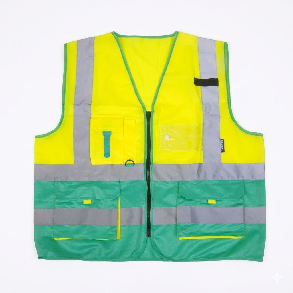 High-Visibility Reflective Signaling Safety Vest